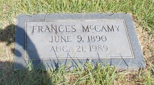 Mama's headstone