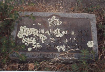 Uncle John 's
                          headstone